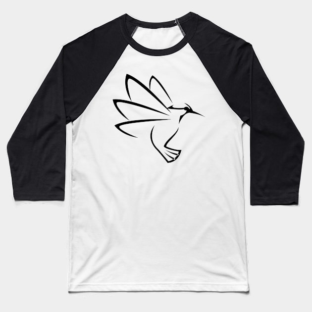 Hummingbird Baseball T-Shirt by FromBerlinGift